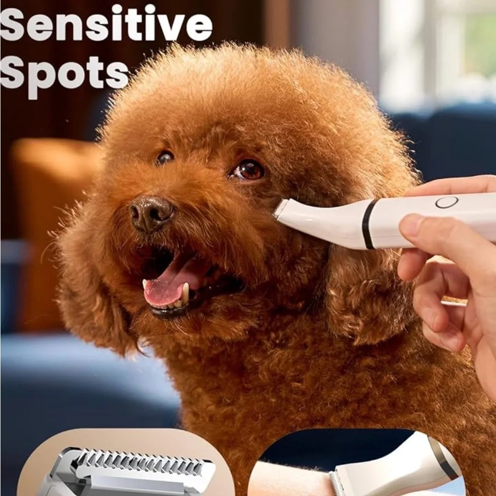 NEW Dog Clippers with Double Blades,Cordless Small Pet Hair grooming